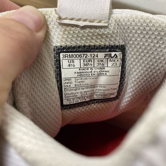 Fila ray dad old school sneakers women’s 4.5 - Picture 7 of 7